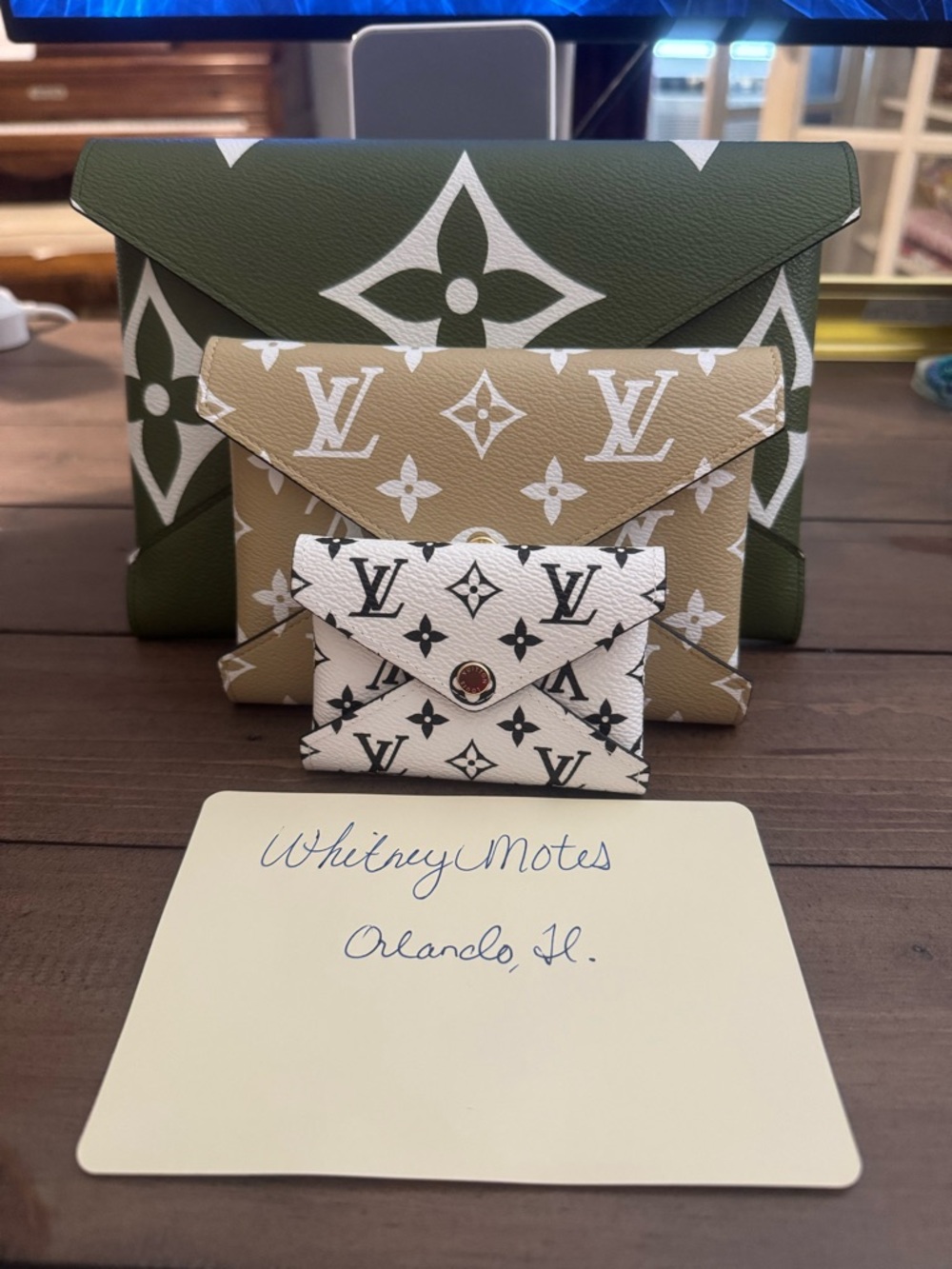 Louis Vuitton Giant Monogram Kirigami Pouch Set- Brand New Condition